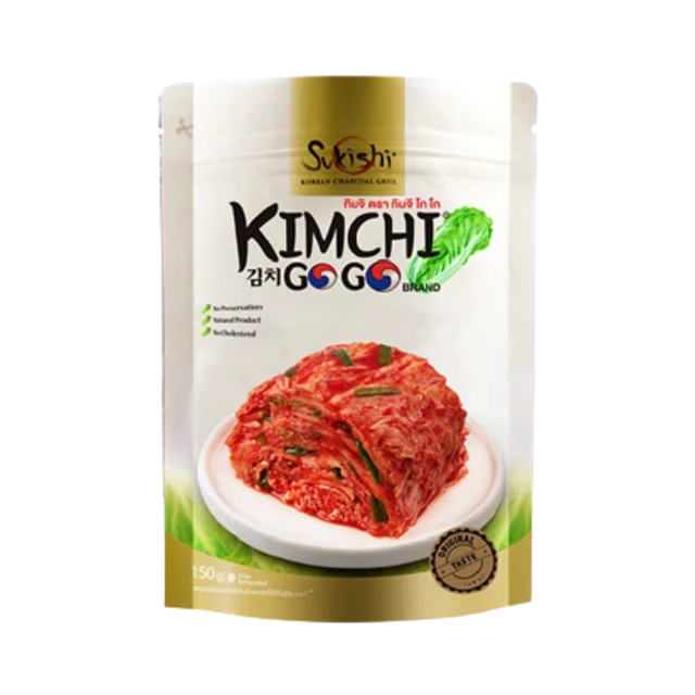 1. กิมจิผักกาดขาว Sukishi Kimchi Go Go